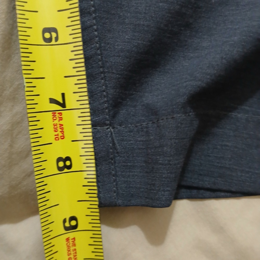 Faherty All Day Shorts Men 40 Charcoal Grey Hybrid Stretch MSC0007 - Picture 5 of 11